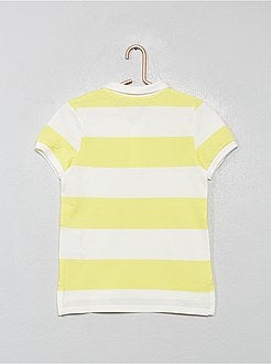 Polo piqué de algodão 'Eco Conception' - Kiabi