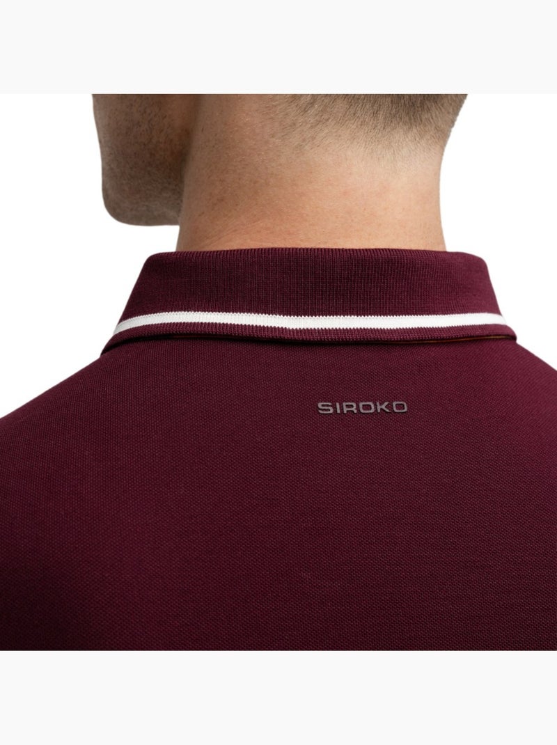 Polo piqué de golfe para homem Vermelho - Kiabi