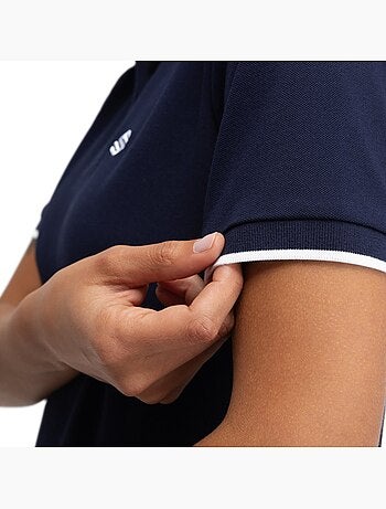 Polo piqué de golfe para mulher