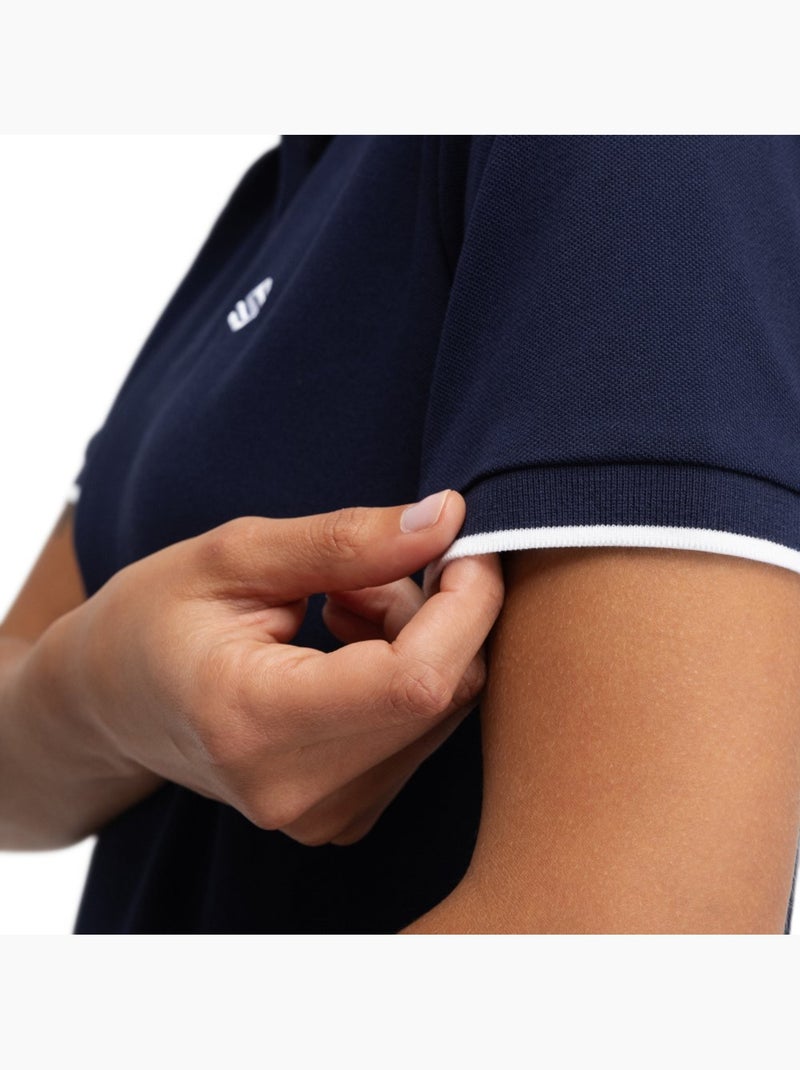 Polo piqué de golfe para mulher Azul - Kiabi