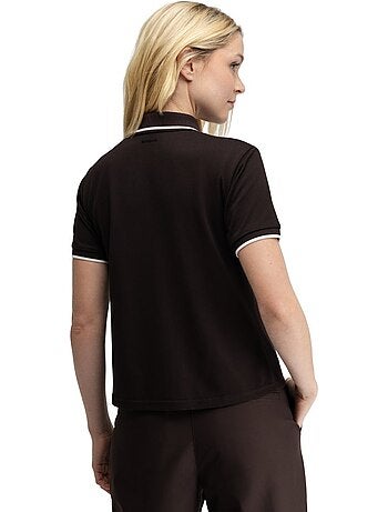 Polo piqué de golfe para mulher
