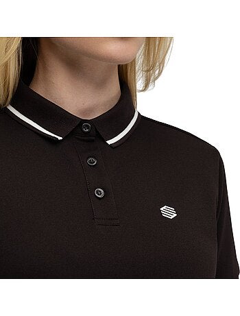 Polo piqué de golfe para mulher