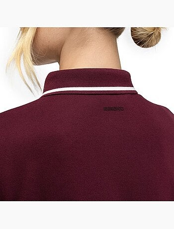 Polo piqué de golfe para mulher
