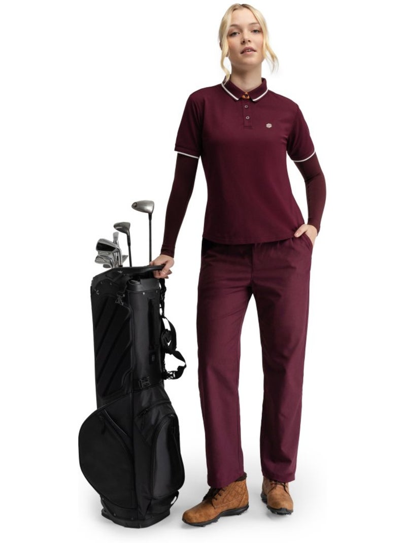 Polo piqué de golfe para mulher Vermelho - Kiabi