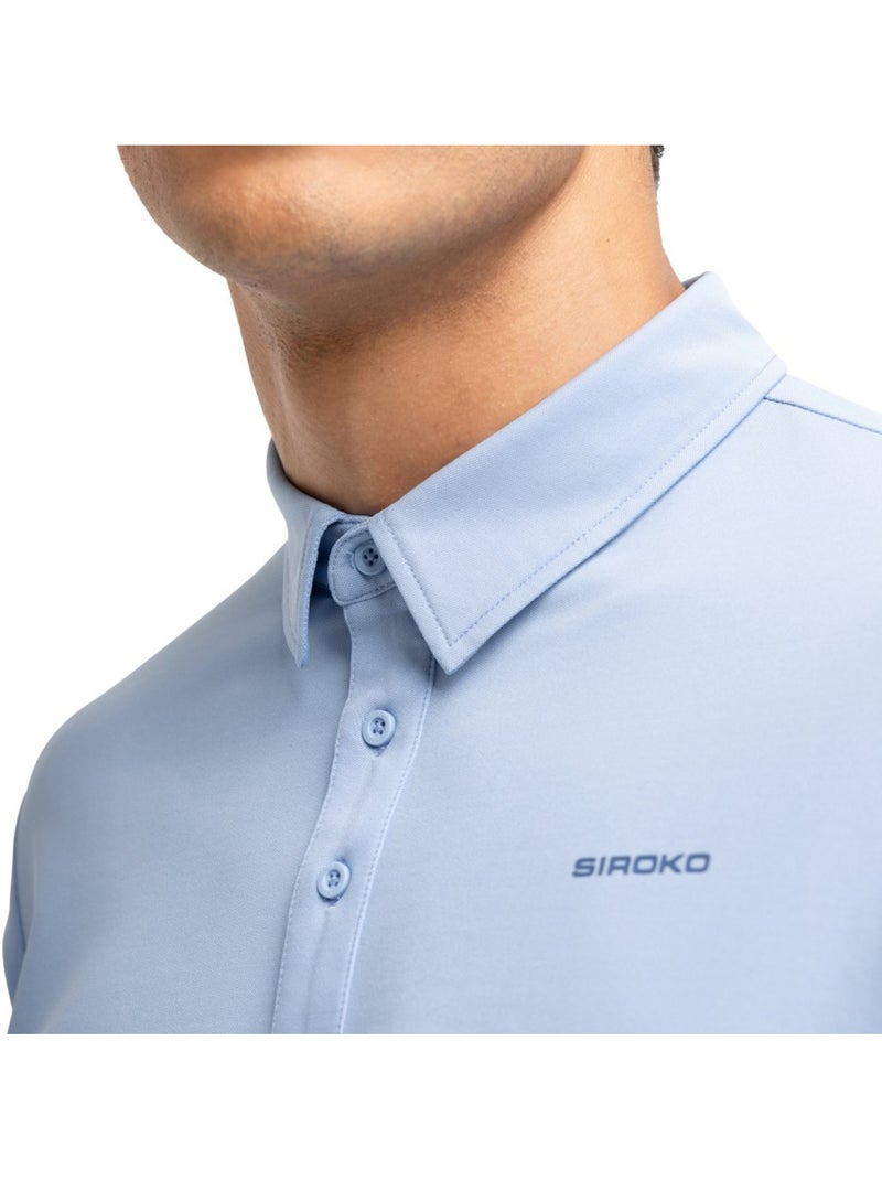 Polo piqué de ténis para homem Azul - Kiabi