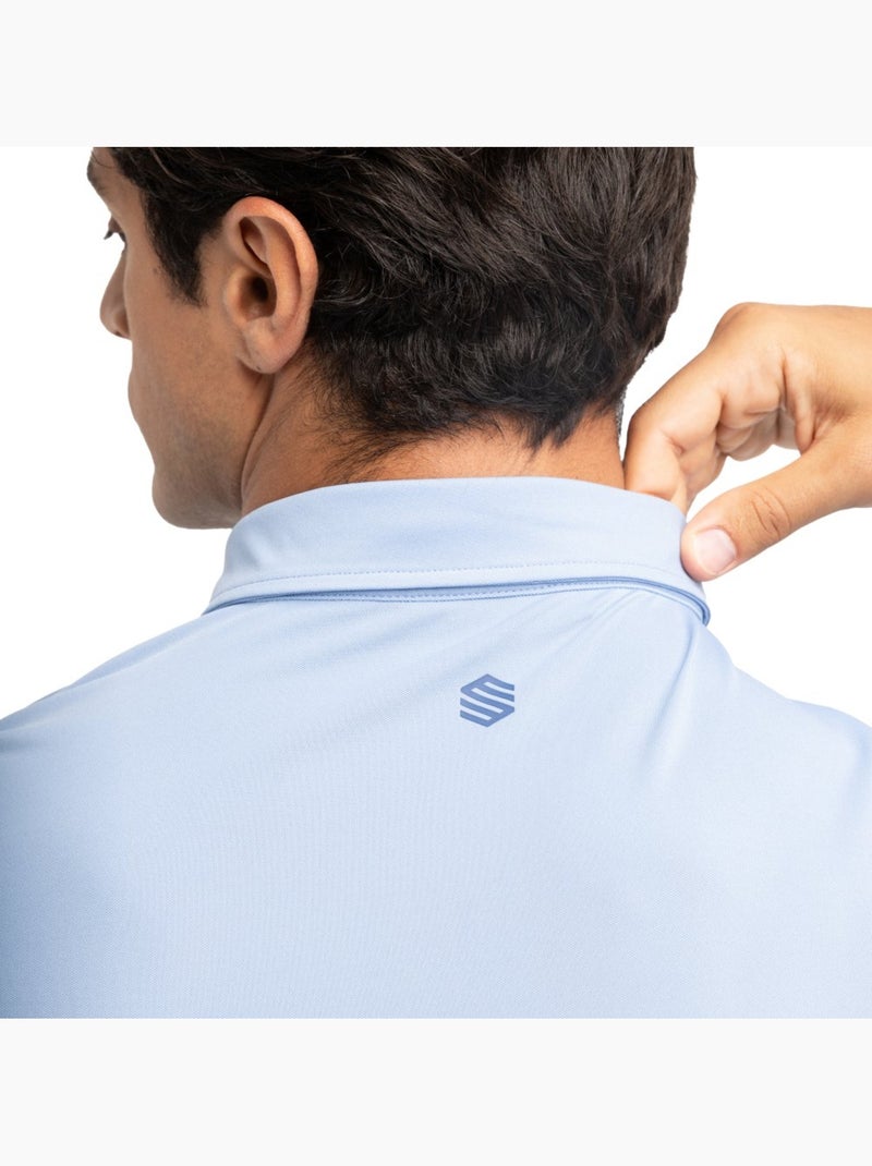 Polo piqué de ténis para homem Azul - Kiabi