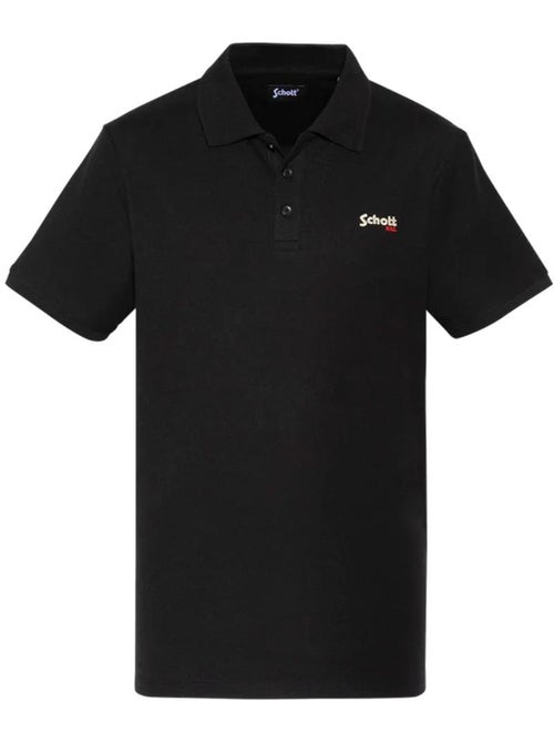 Polo Preto Masculino Schott PS0022 - Kiabi Polo Preto Masculino Schott PS0022 - Kiabi