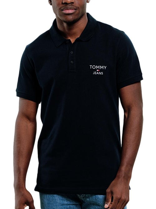 Polo Preto para Homem Tommy Hilfiger DM0DM18927 - Kiabi