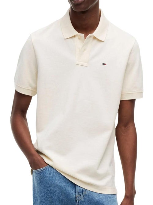 Polo Regular Branco Tommy Hilfiger para Homem - Kiabi Polo Regular Branco Tommy Hilfiger para Homem - Kiabi