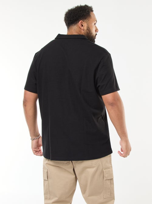 Polo regular em algodão liso - Kiabi