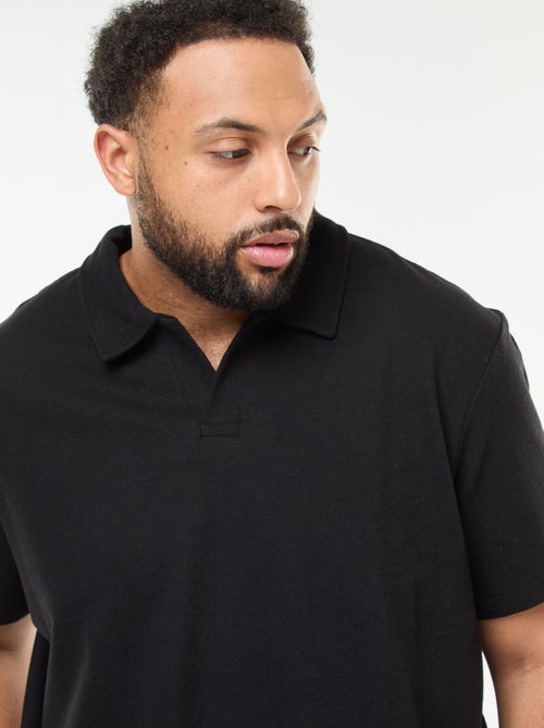 Polo regular em algodão liso - Kiabi