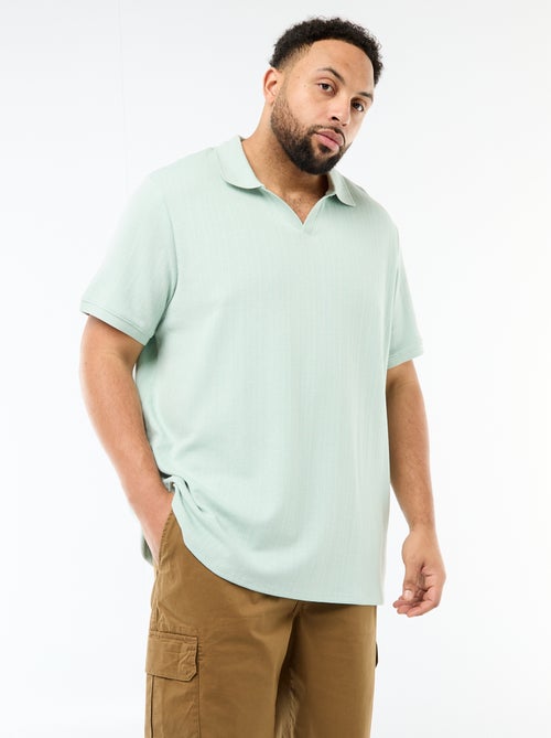 Polo regular fit de manga curta - Kiabi