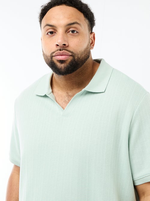 Polo regular fit de manga curta - Kiabi