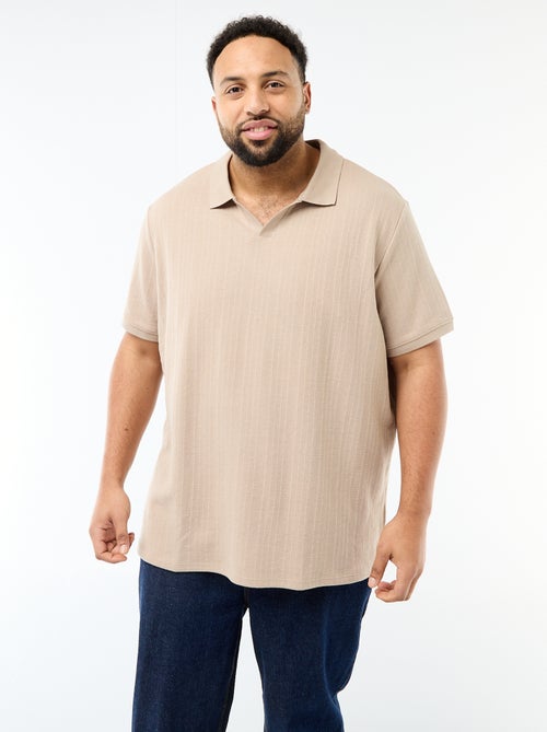 Polo regular fit de manga curta - Kiabi