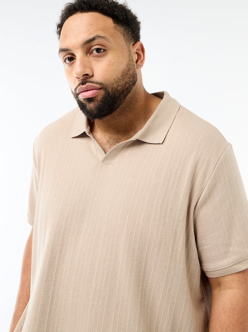 Polo regular fit de manga curta - Kiabi