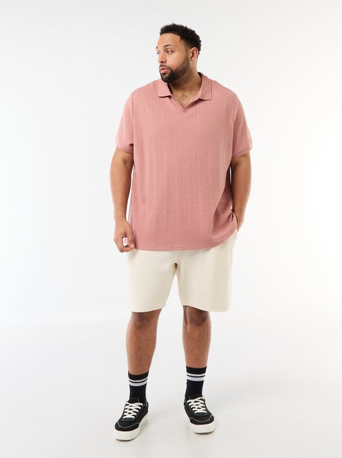 Polo regular fit de manga curta - Kiabi