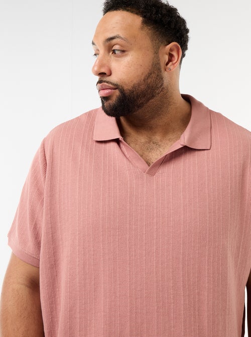 Polo regular fit de manga curta - Kiabi