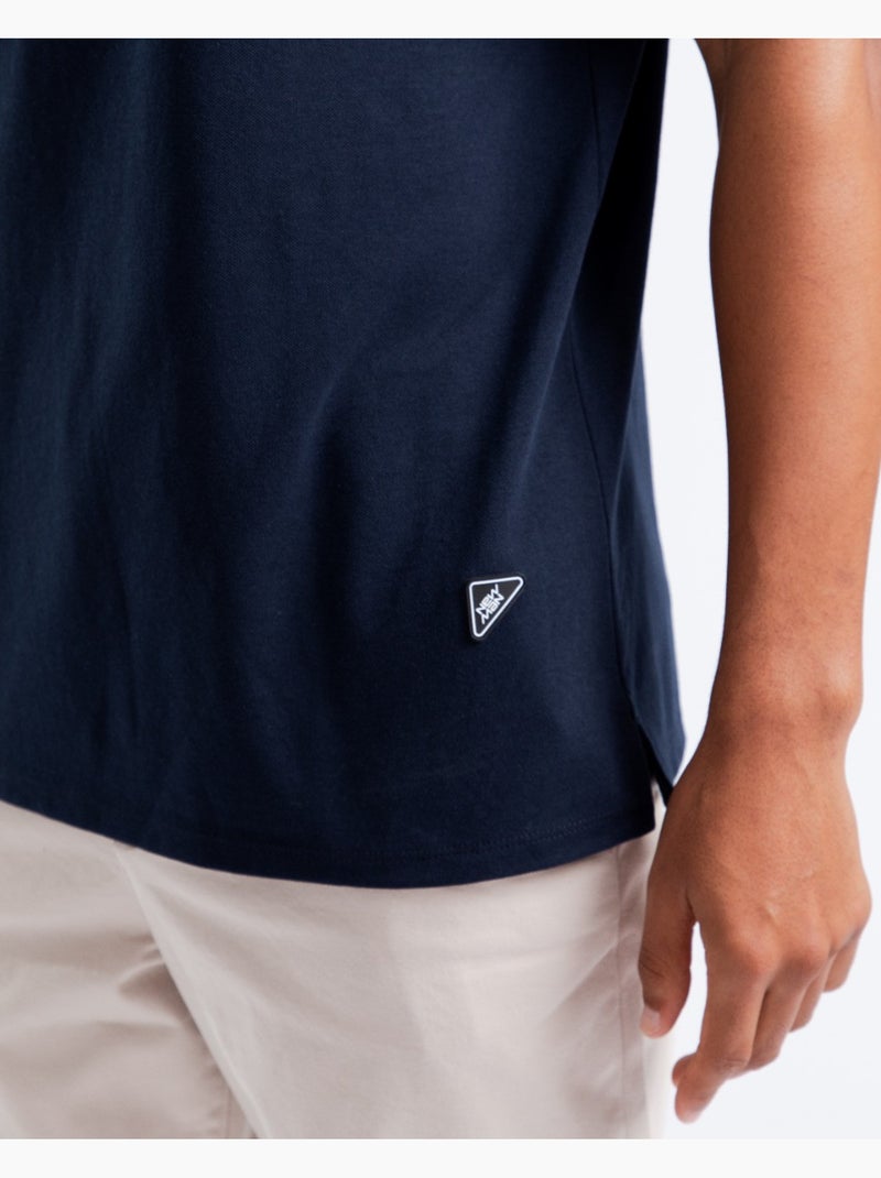 Polo regular leisure azul mangas curtas Azul - Kiabi