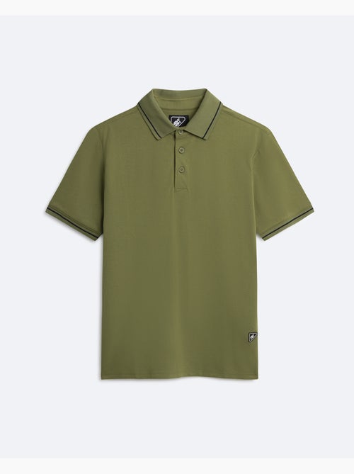 Polo regular leisure verde mangas curtas - Kiabi Polo regular leisure verde mangas curtas - Kiabi