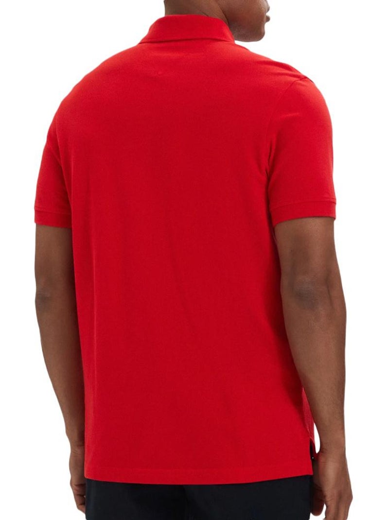 Polo regular vermelho tommy hilfiger para homem Vermelho - Kiabi