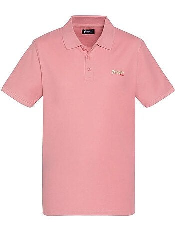 Polo Branco Schott PS0022 para Homem