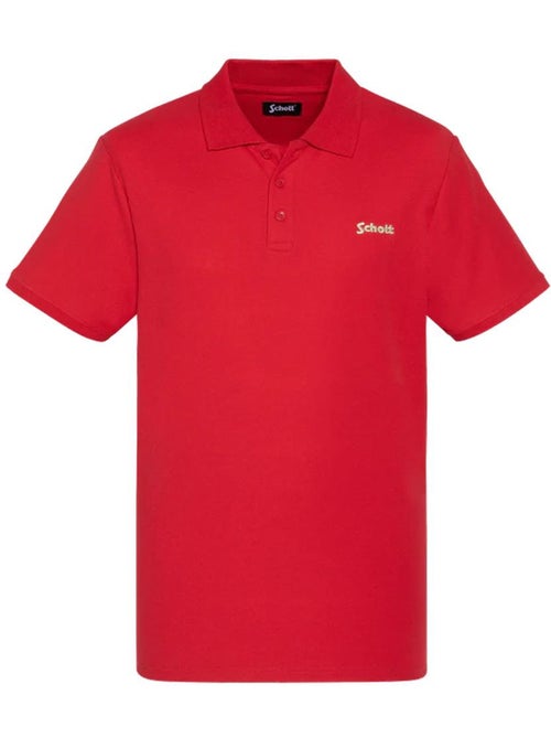 Polo Schott PS0022 Vermelho para Homem - Kiabi Polo Schott PS0022 Vermelho para Homem - Kiabi