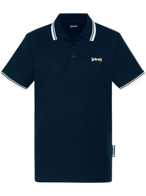 Polo Schott PSWILL2 para Homem Azul-Marinho - Kiabi Polo Schott PSWILL2 para Homem Azul-Marinho - Kiabi