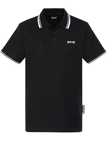 Polo Schott PSWILL2 para Homem Preto/Branco