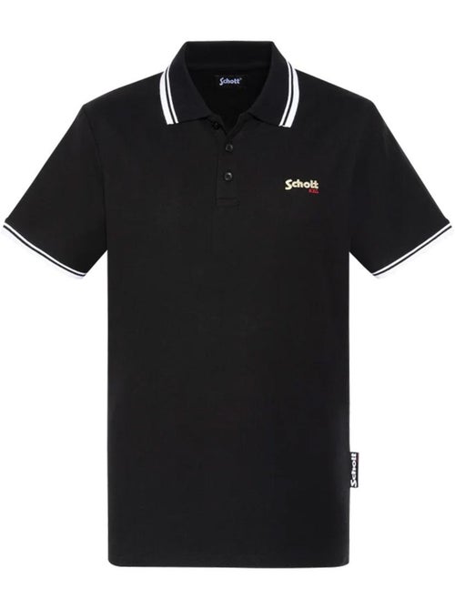 Polo Schott PSWILL2 para Homem Preto/Branco - Kiabi Polo Schott PSWILL2 para Homem Preto/Branco - Kiabi
