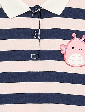 Polo 'Squishmallow' às riscas