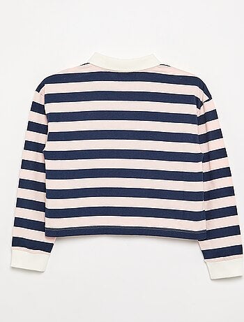 Polo 'Squishmallow' às riscas