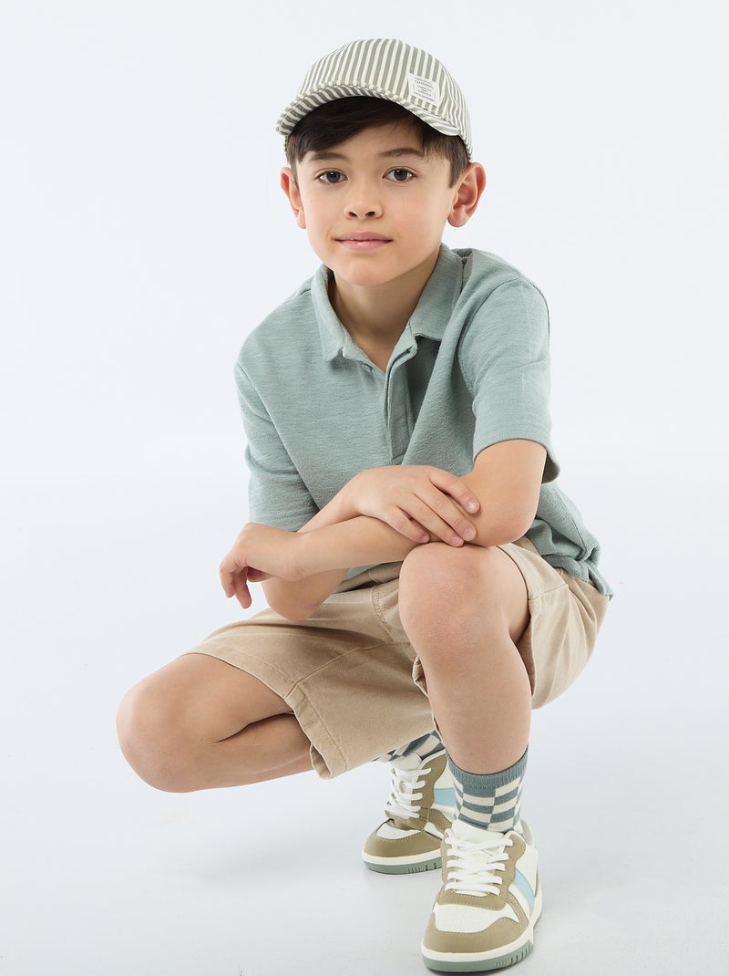 Polo T-shirt Azul - Kiabi