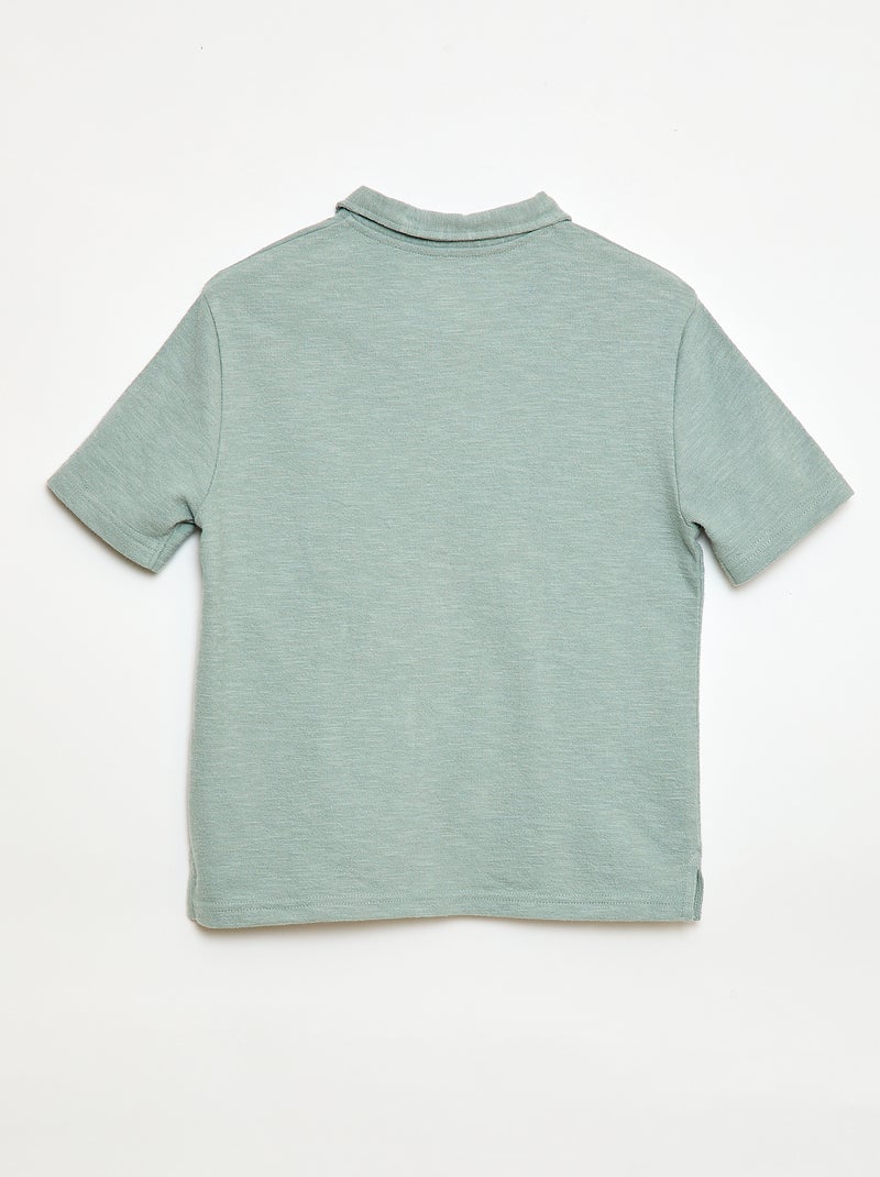 Polo T-shirt Azul - Kiabi
