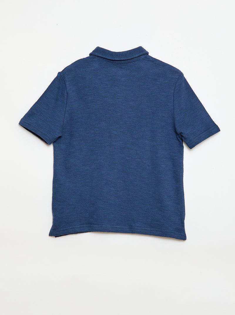 Polo T-shirt Azul - Kiabi