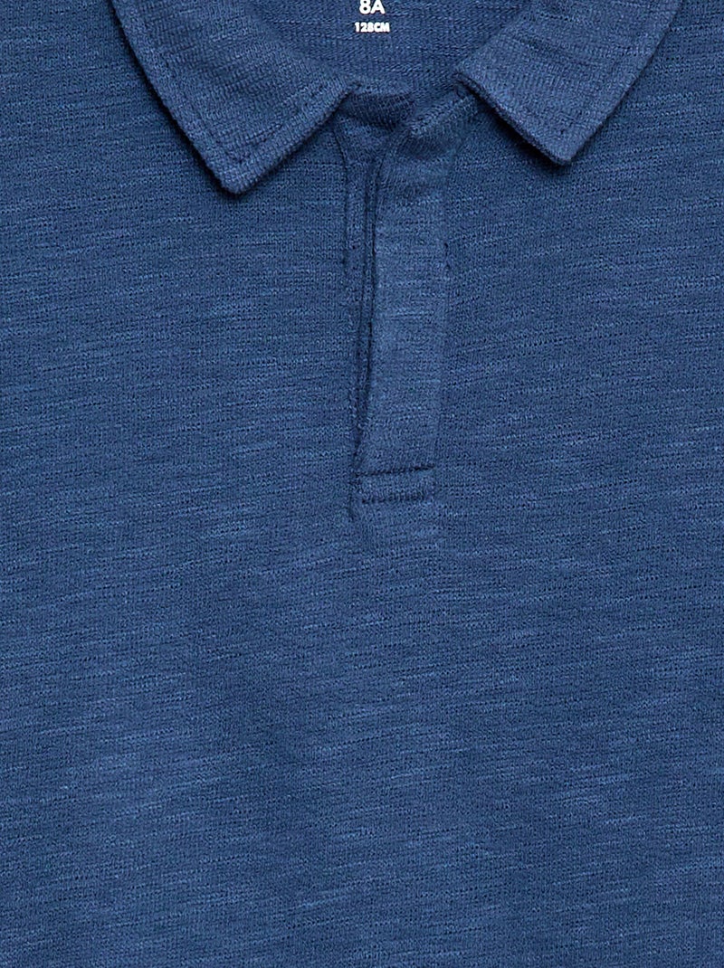 Polo T-shirt Azul - Kiabi