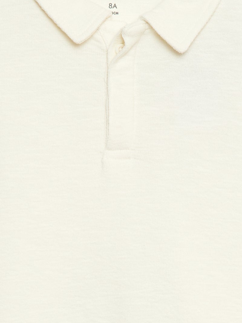 Polo T-shirt Branco - Kiabi