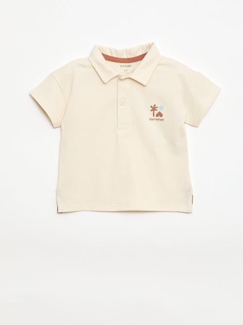 Polo T-shirt com Estampa - Kiabi