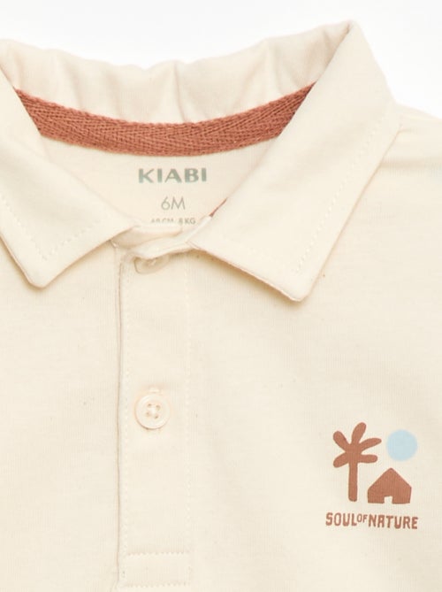 Polo T-shirt com Estampa - Kiabi