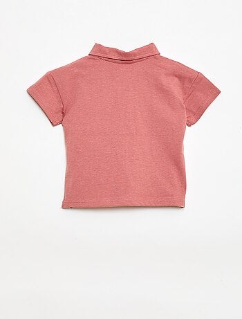 Polo T-shirt com Estampa