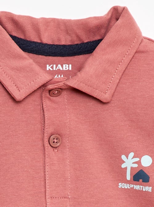 Polo T-shirt com Estampa - Kiabi