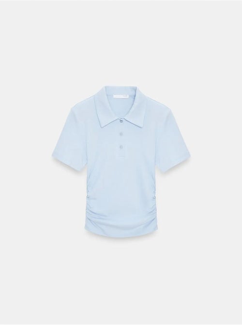 Polo t-shirt cropped de mulher slim fit dilvin - Kiabi Polo t-shirt cropped de mulher slim fit dilvin - Kiabi