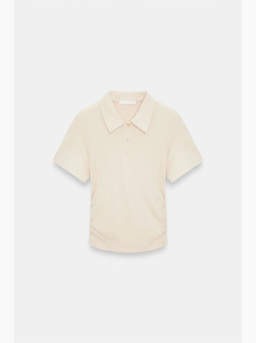 Polo t-shirt cropped de mulher slim fit dilvin - Kiabi Polo t-shirt cropped de mulher slim fit dilvin - Kiabi