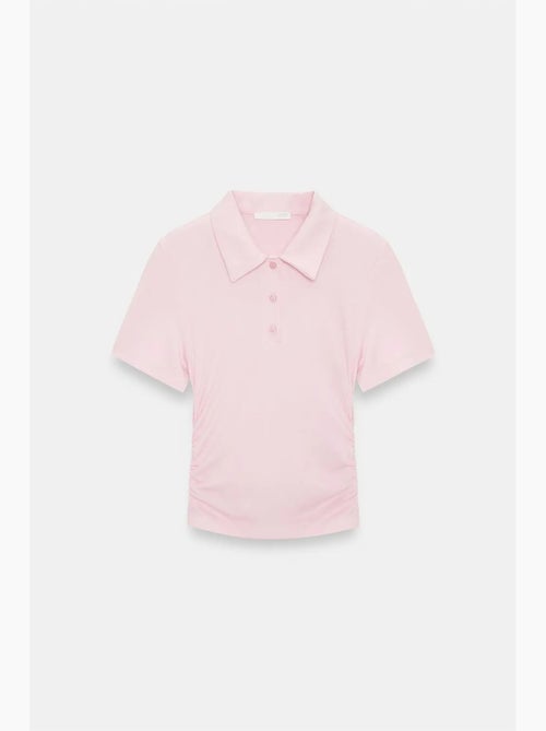 Polo t-shirt cropped de mulher slim fit dilvin - Kiabi Polo t-shirt cropped de mulher slim fit dilvin - Kiabi