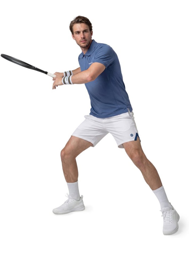 Polo técnico de ténis com meio fecho homem Azul - Kiabi