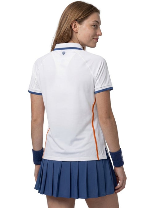 Polo técnico de ténis com meio fecho mulher - Kiabi
