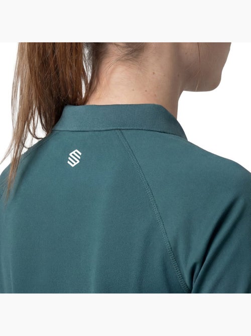 Polo técnico de ténis com meio fecho mulher - Kiabi