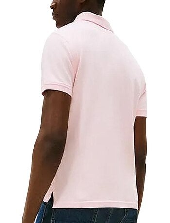 Polo tommy hilfiger 1985 regular fit rosa para homem