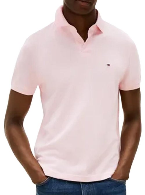 Polo tommy hilfiger 1985 regular fit rosa para homem - Kiabi