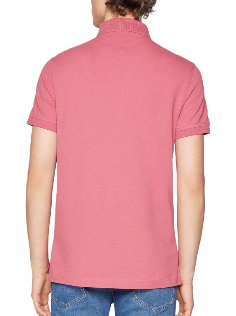 Polo Tommy Hilfiger 1985 Regular Rosa Velho para Homem Rosa - Kiabi