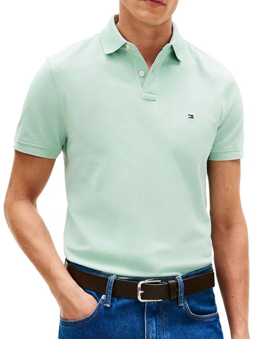 Polo tommy hilfiger 1985 regulars verde claro para homem - Kiabi
